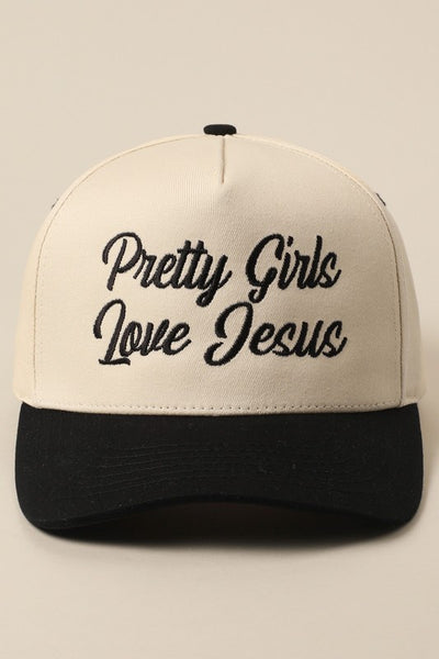 Pretty Girls Love Jesus Trucker Hat